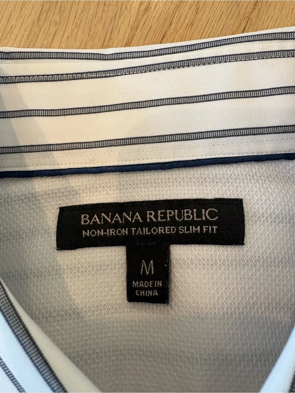 Banana Republic Men’s Striped Button-Down Shirt